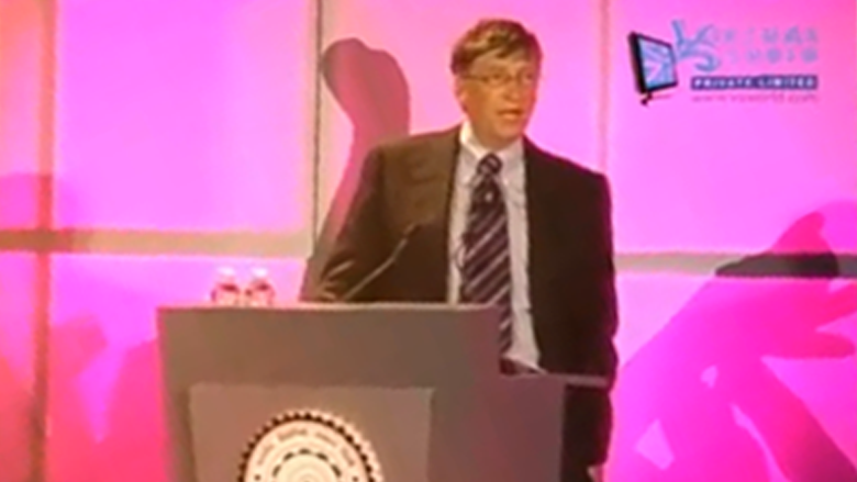 Bill Gates at Dream Park India