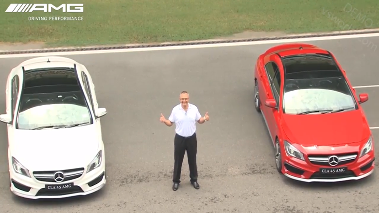 Mercedes-Benz CLA 45 AMG Launch at BIC