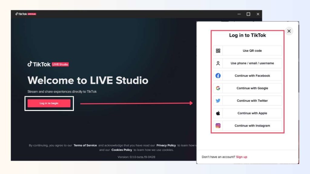 TikTok Live Studio - Installation and Login Process - Blog - VSWORLD