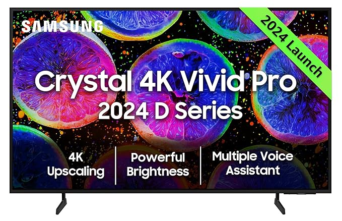 Samsung 138 cm (55 inches) D Series Crystal 4K Vivid Pro Ultra HD Smart LED TV