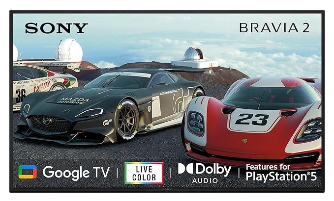 Sony 164 cm (65 inches) BRAVIA 2 4K Ultra HD Smart LED Google TV K-65S25B (Black)