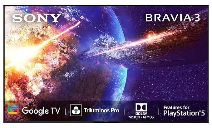 Sony BRAVIA 3 Series 139 cm (55 inches) 4K Ultra HD AI Smart LED Google TV