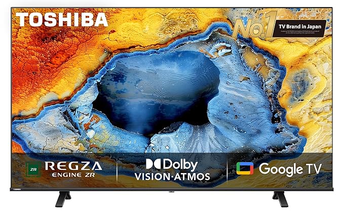 TOSHIBA 126 cm (50 inches) C350NP Series 4K Ultra HD Smart LED Google TV 50C350NP (Black)