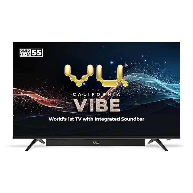 Vu 139cm 55 inches Vibe Series QLED 4K Google TV