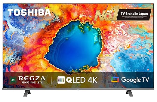 TOSHIBA 215 cm (85 inches) C450NP Series 4K Ultra HD Smart Google QLED