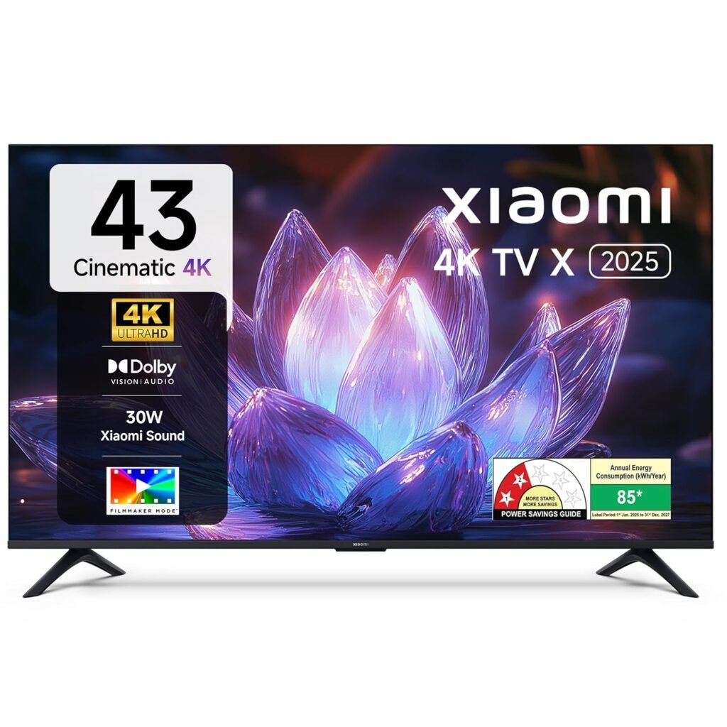 Xiaomi 108 cm (43 inch) X Ultra HD 4K Smart Google LED TV L43MB-AIN