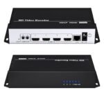 MICROWARE 4K 4 Channels H.265 H.264 HDMI IP Video Streaming Encoder