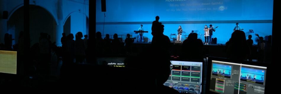 a group of people on a stage