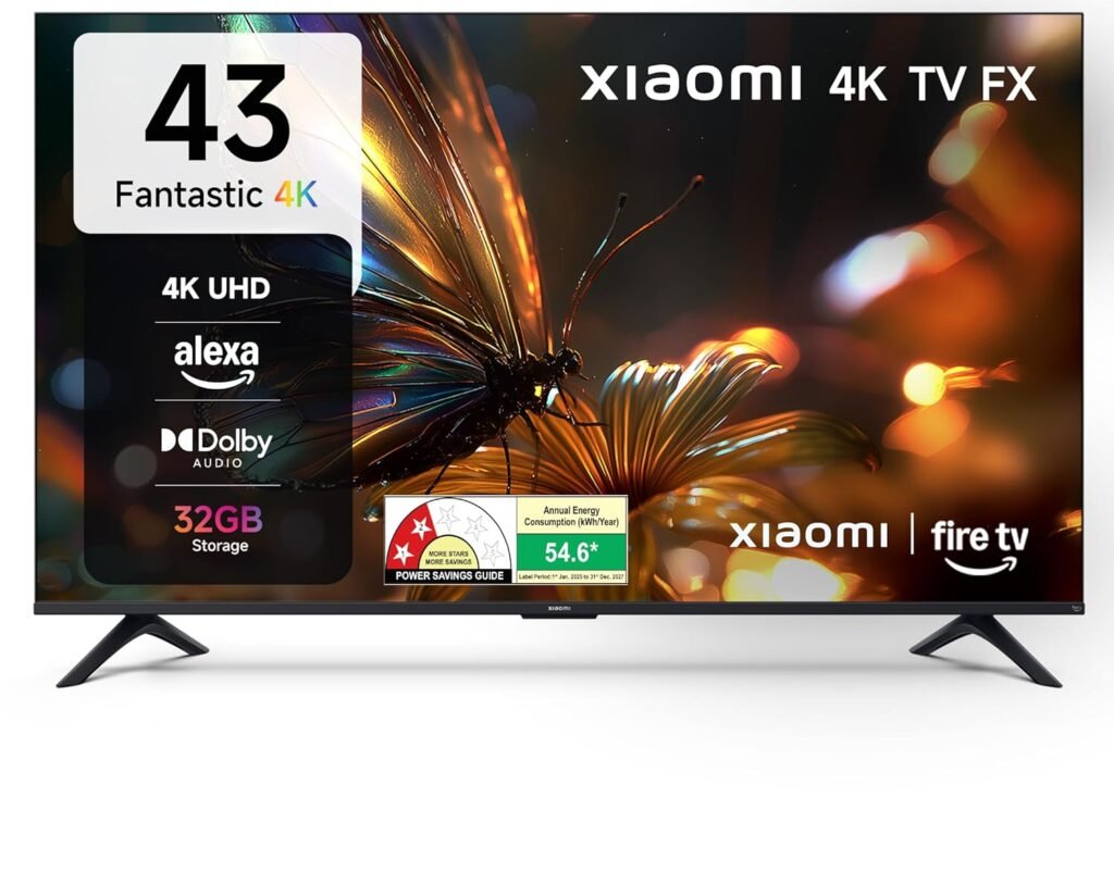 Xiaomi 108 cm (43 inch) FX Ultra HD 4K Smart LED Fire TV