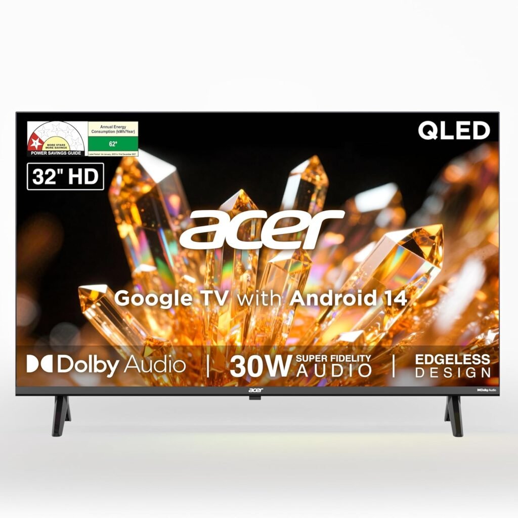 Acer 80 cm (32 inches) V Pro Series HD Ready Smart QLED Google TV