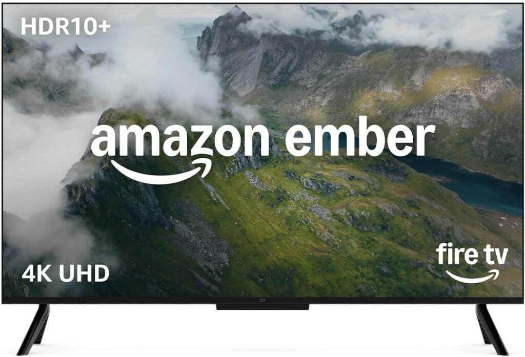 Amazon Ember 43" 4-Series with Fire TV (newest model), 4K Ultra HD smart TV with Alexa Remote, HDR10+, fast processor, Dolby Audio, Ambient
