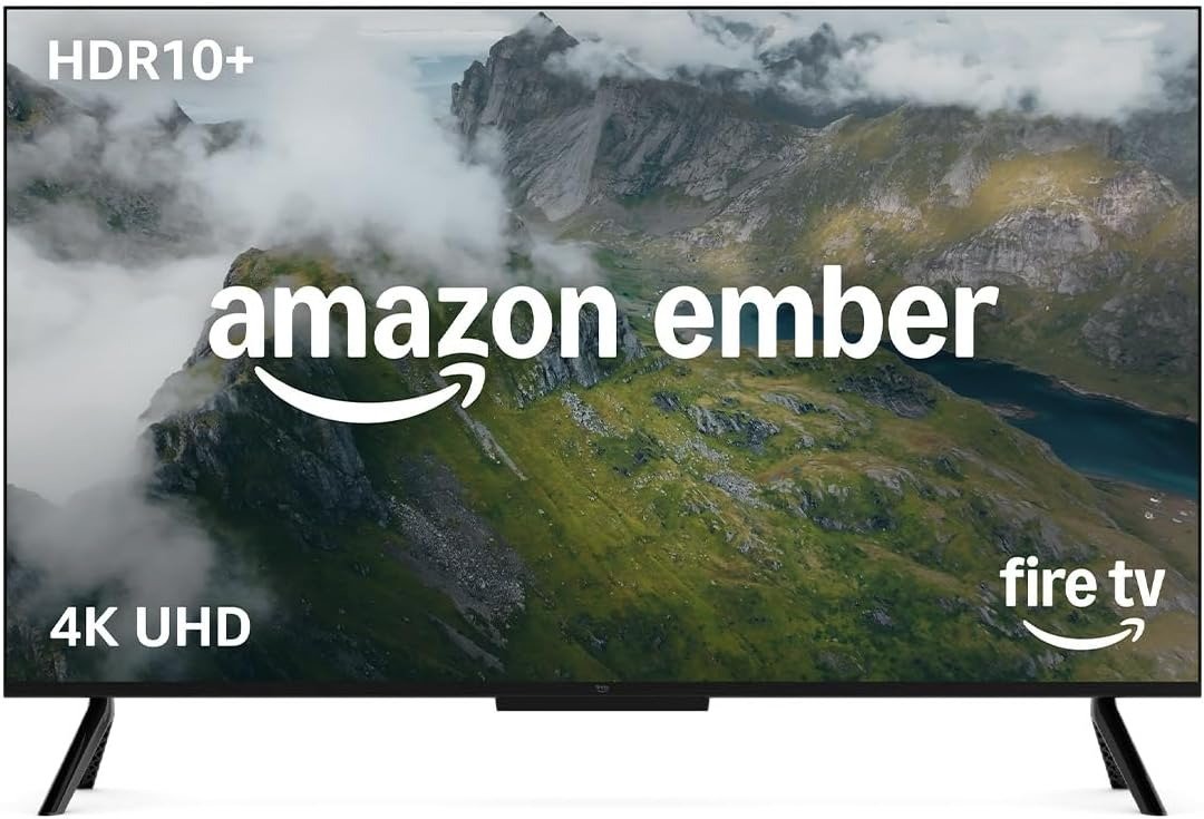 Amazon Ember 43" 4-Series with Fire TV (newest model), 4K Ultra HD smart TV with Alexa Remote, HDR10+, fast processor, Dolby Audio, Ambient